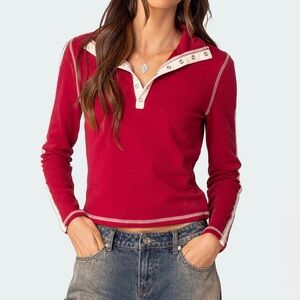 ♡ 3/$25 ♡ Edikted Gio Contrast Top